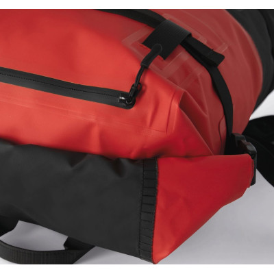 Waterproof backpack with compression straps